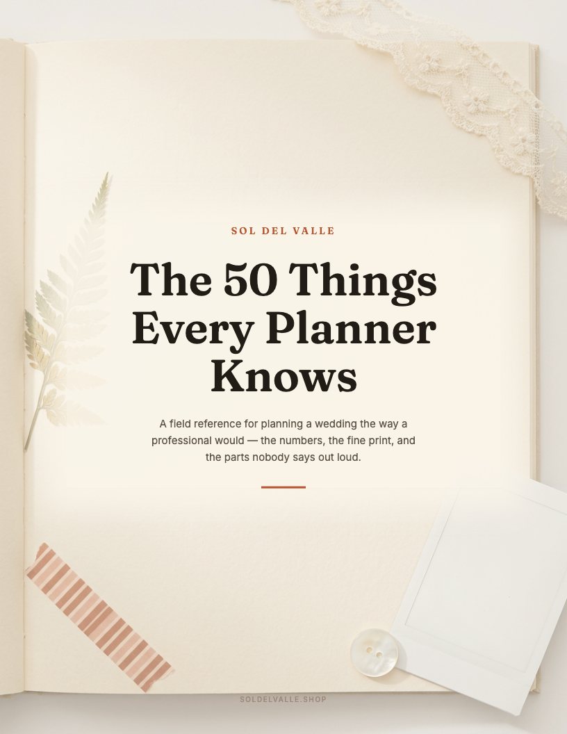 The 50 Things Every Planner Knows — cover